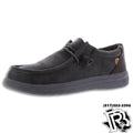 “ PAUL “  | CHARCOAL WAXED MEN'S CASUAL CANVAS SHOE