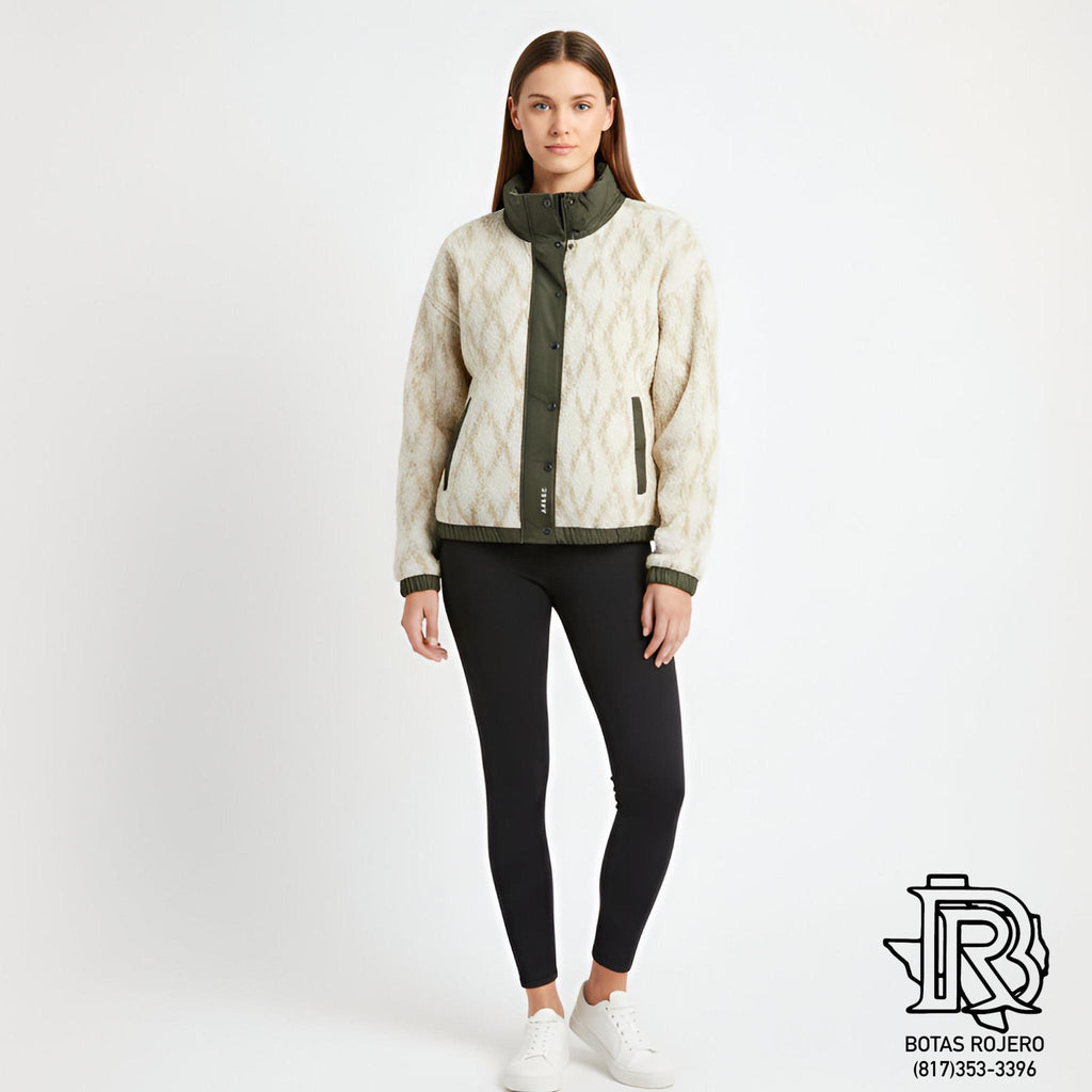 WOMEN’S ARIAT SHERPA BLOCKED JACKET SAND 10052440