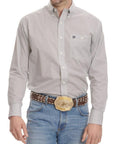 SKIP TO THE BEGINNING OF THE IMAGES GALLERY Wrangler Navy Geo Print Men's Classic Button Front Shirt| 112330364