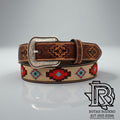 “ Dakota “  | MEN WESTERN AZTEC BELT RED D100012808