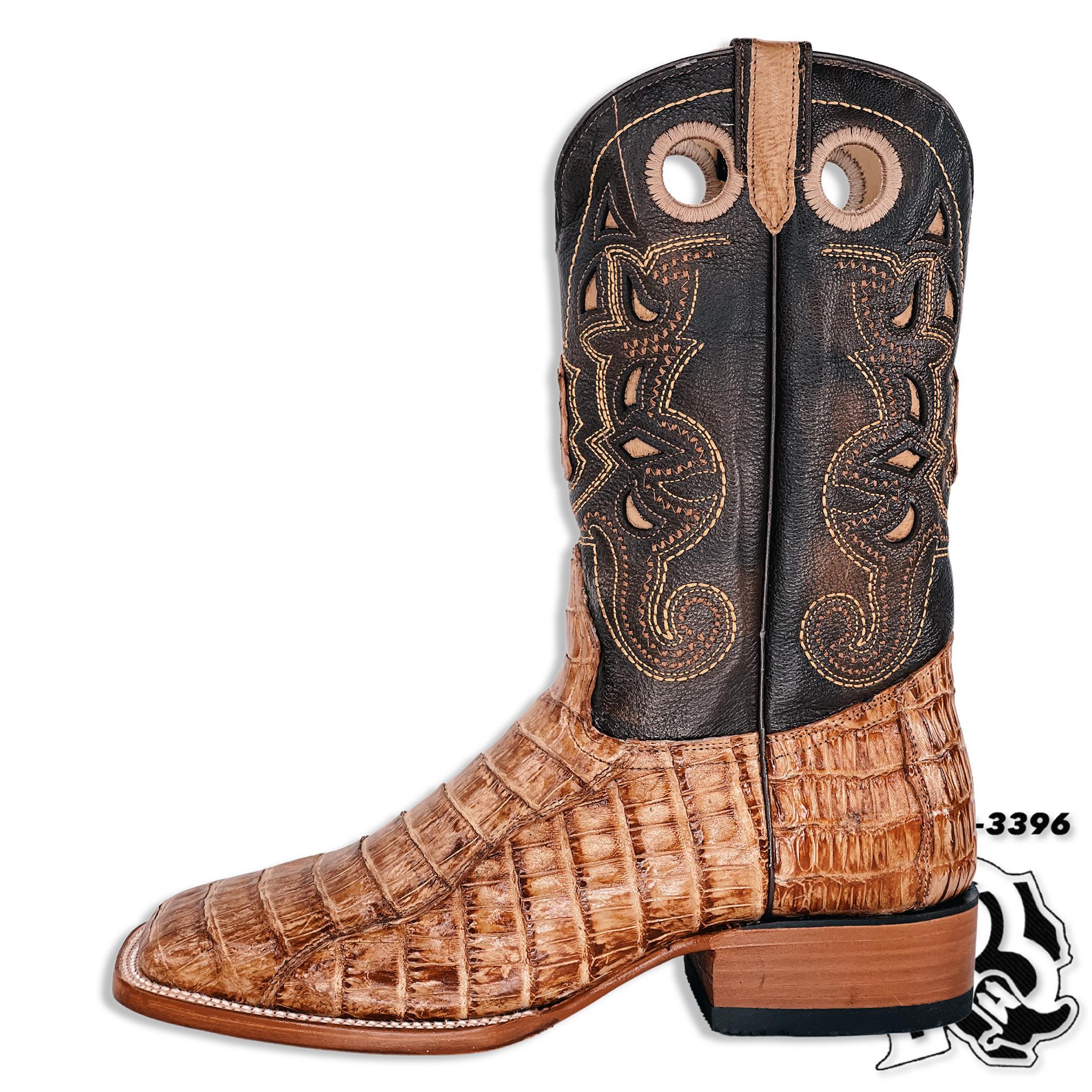 “ Mesquite “ CAIMAN TAN MEN’S WESTERN WEAR BOOT ARANGO