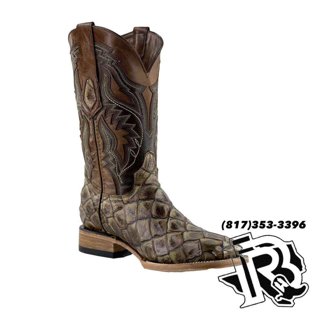 ORIX BIG BASS PRINT | MEN SQUARE TOE BOOTS