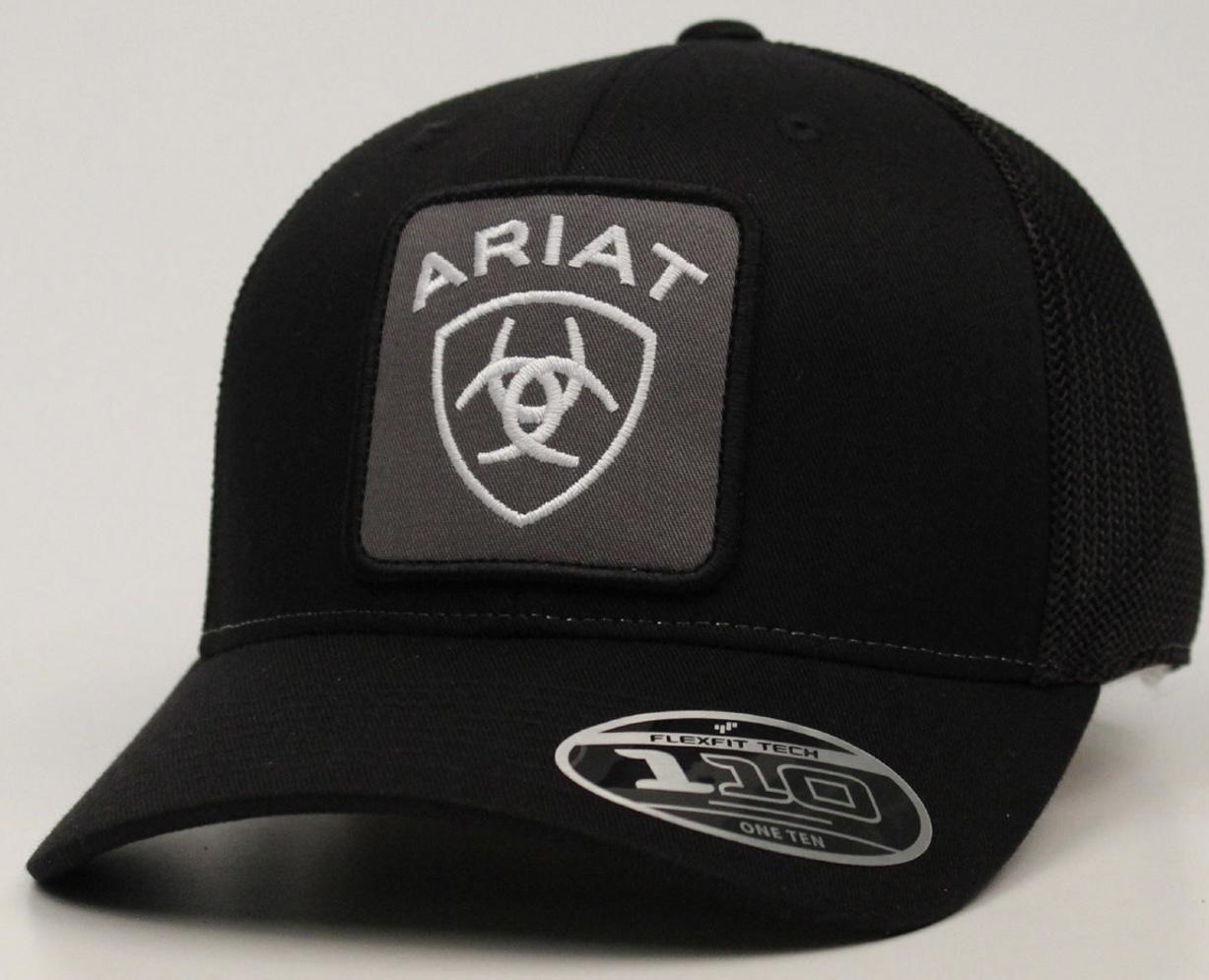 ARIAT PATCH LOGO SOLID BLACK - HATS CAP - A300015001