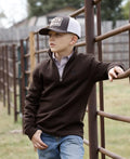 CINCH BOYS 1/4 ZIP PULLOVER |MWK7980004