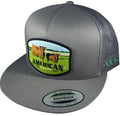 ‘’JACOB’’ MENS AMERICAN RANCHER-RED ANGUS COW/CALF-LT STEEL GREY