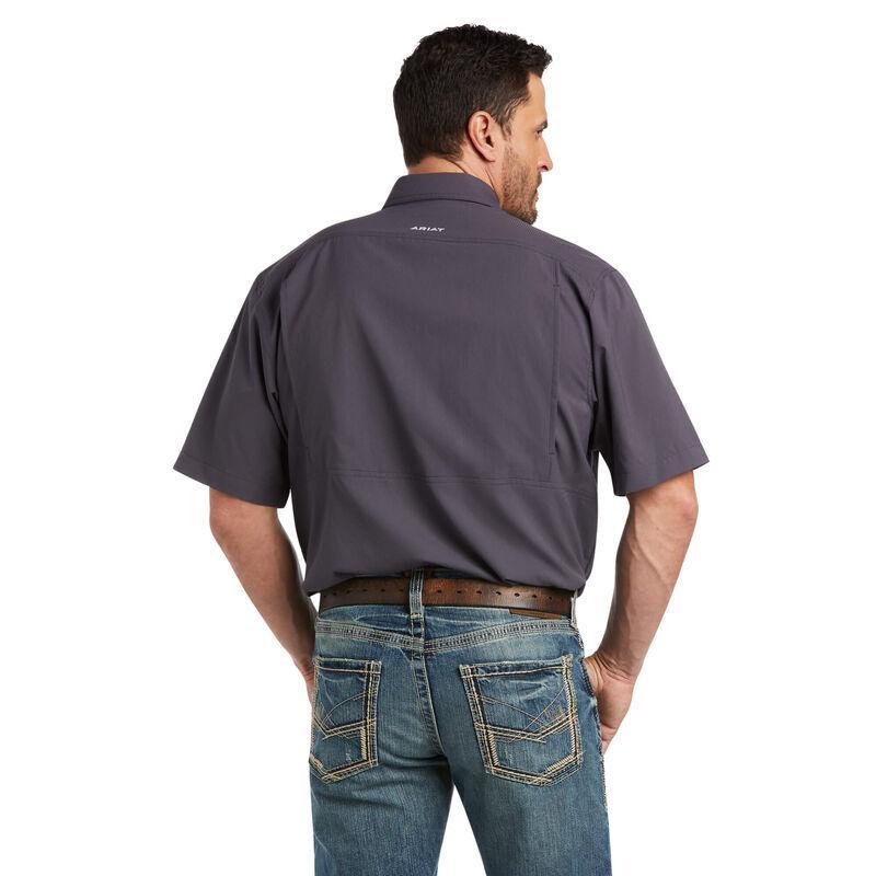 “William” | MEN'S ARIAT CHARCOAL VENTTEK CLASSIC FIT SHIRT 10034961