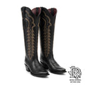 “ CASEY CALF BLACK AILANI “ IRON SPUR WOMENS WESTERN BOOTS