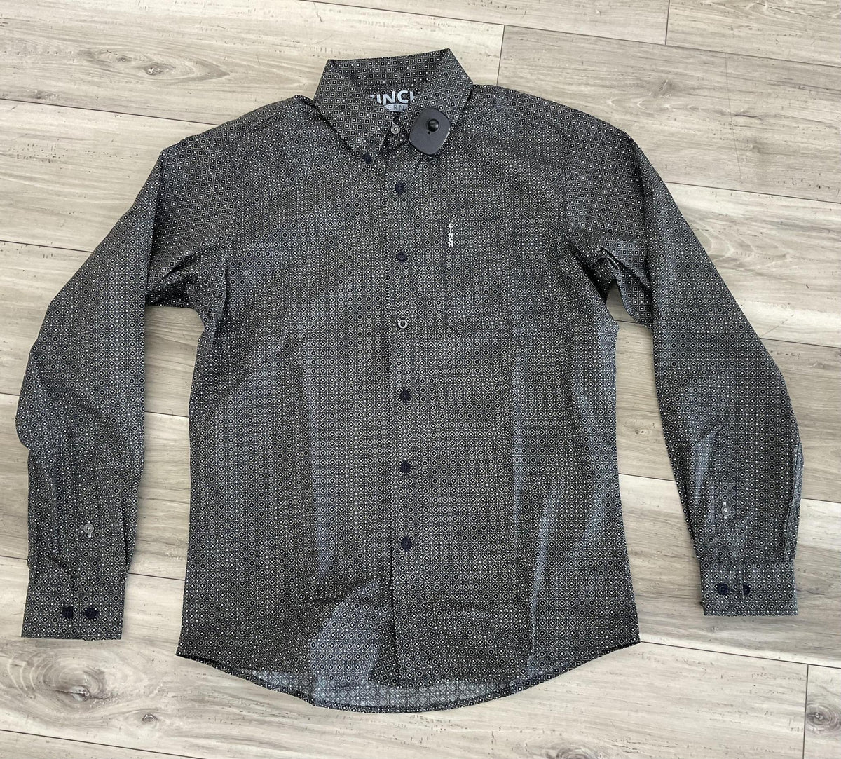 CINCH MEN’S MODERN FIT NAVY  WESTERN SHIRT|MTW1347167