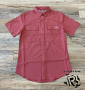 ‘’LALO ‘’ MENS PLATINE PERFORMANCE  SALMON SHIRT |PGS8787