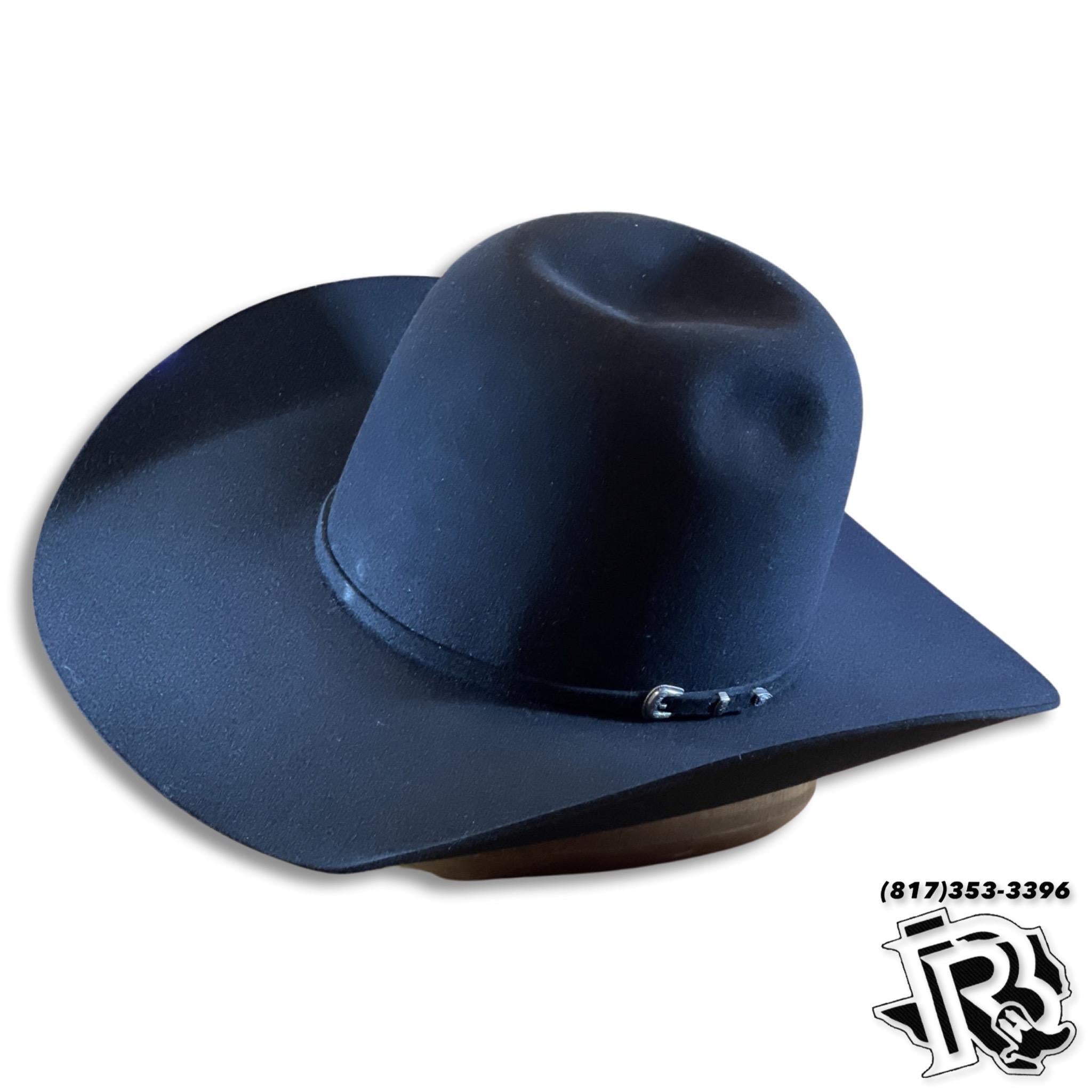 7X BLACK | RODEO KING FELT COWBOY HAT