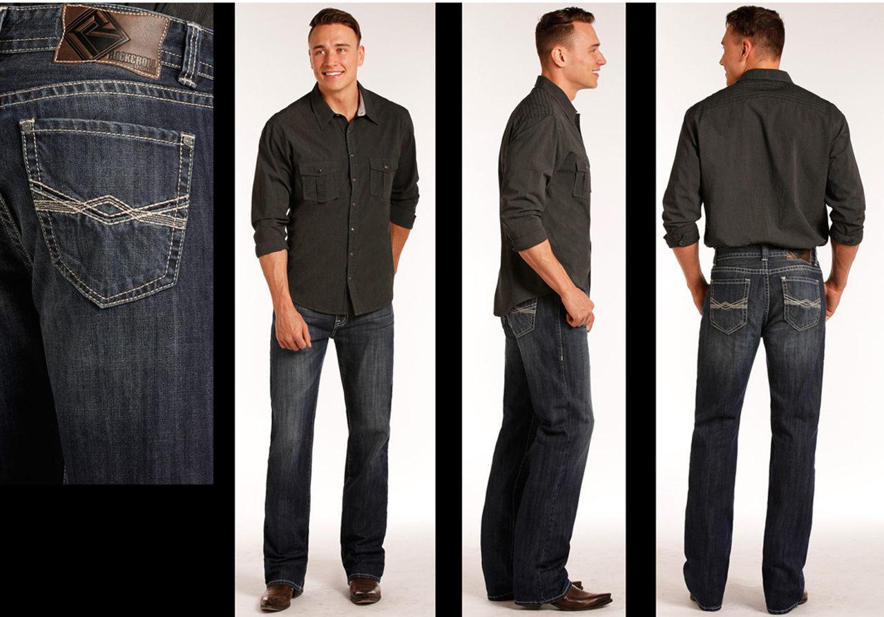Panhandle Slim Dark Straight Jeans M0S4418