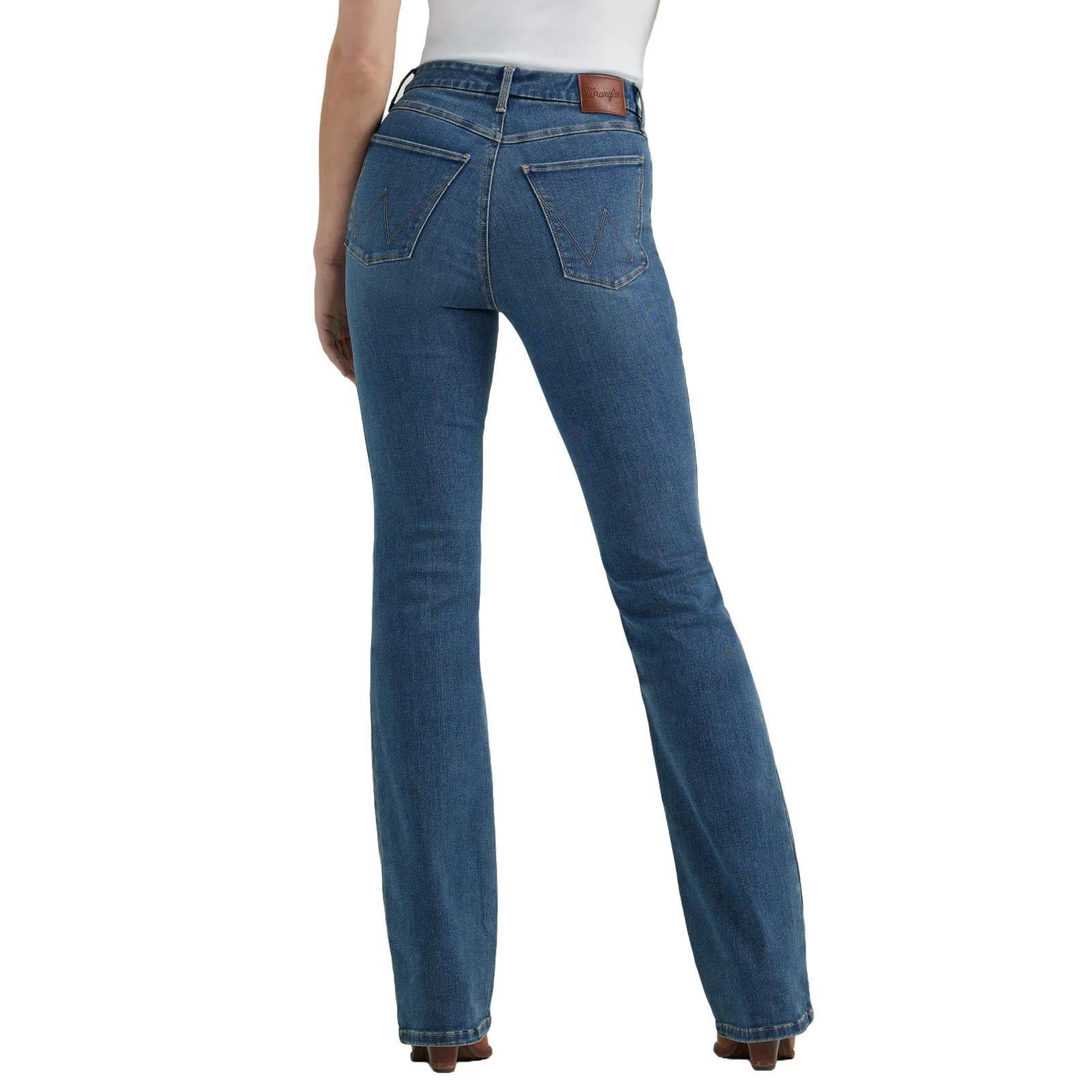 Wrangler Ladies BESPOKE Ada High Rise Bootcut Jeans |112359279