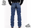 04 | BOOTCUT IRON SPUR DARK BLUE WESTERN MEN JEAN