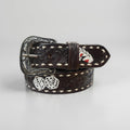 “ STEVE “ | MEN WESTERN BELT CARDS TOOLED LEATHER