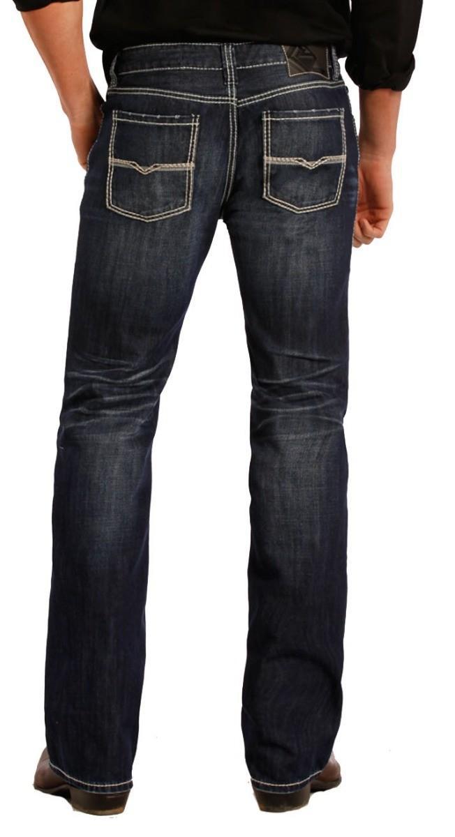 ROCK & ROLL DENIM Regular Fit Pistol Straight Leg Jeans