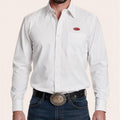 “ MESA “ MEN’S LONG SLEEVE WESTERN SHIRT WHITE TKL10848