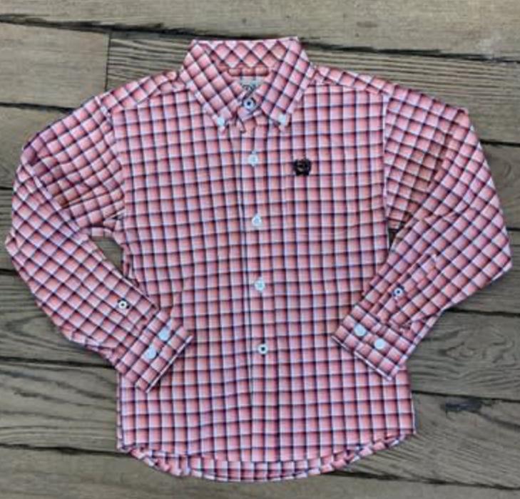 CINCH INFANT LONG SLEEVE PINK SHIRT | MTW7062274