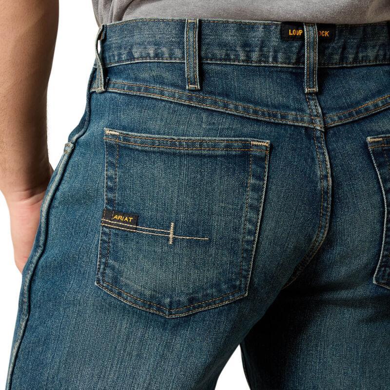 Ariat® Men's Rebar M4 Relaxed DuraStretch Boot Cut Jeans| 10016221
