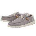 MENS HEY DUDE WALLY LINEN NATURAL GREY | 110793297