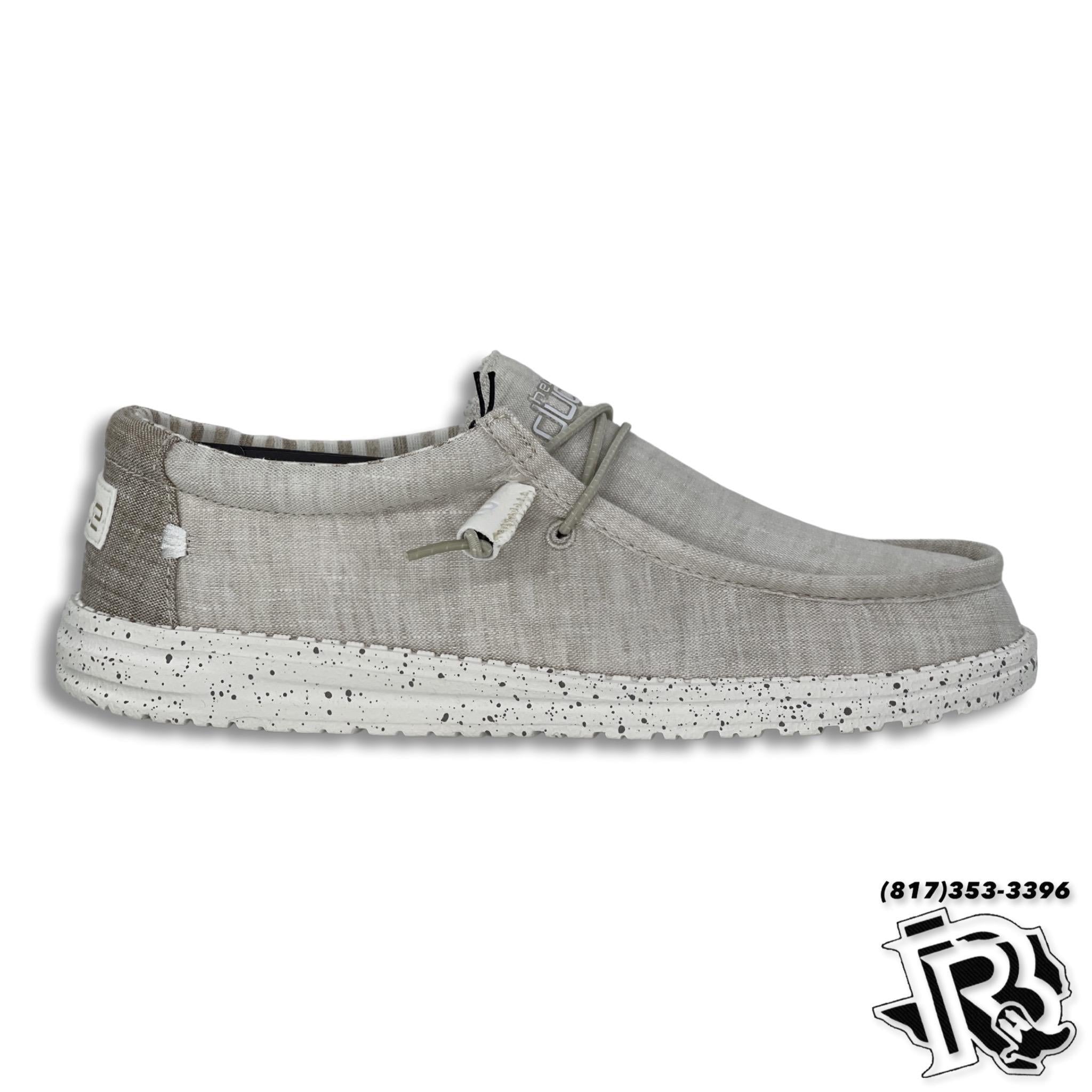 HEY DUDE WALLY CHAMBRAY STONE BEIGE (110060707)