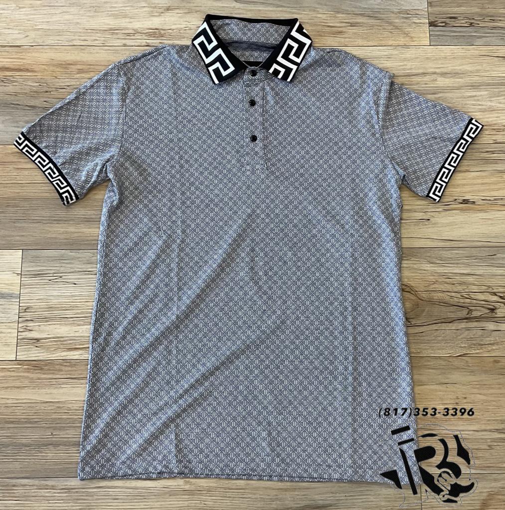 ‘’JOSUE’’ MENS PLATINI BLACK POLO | JPS9117