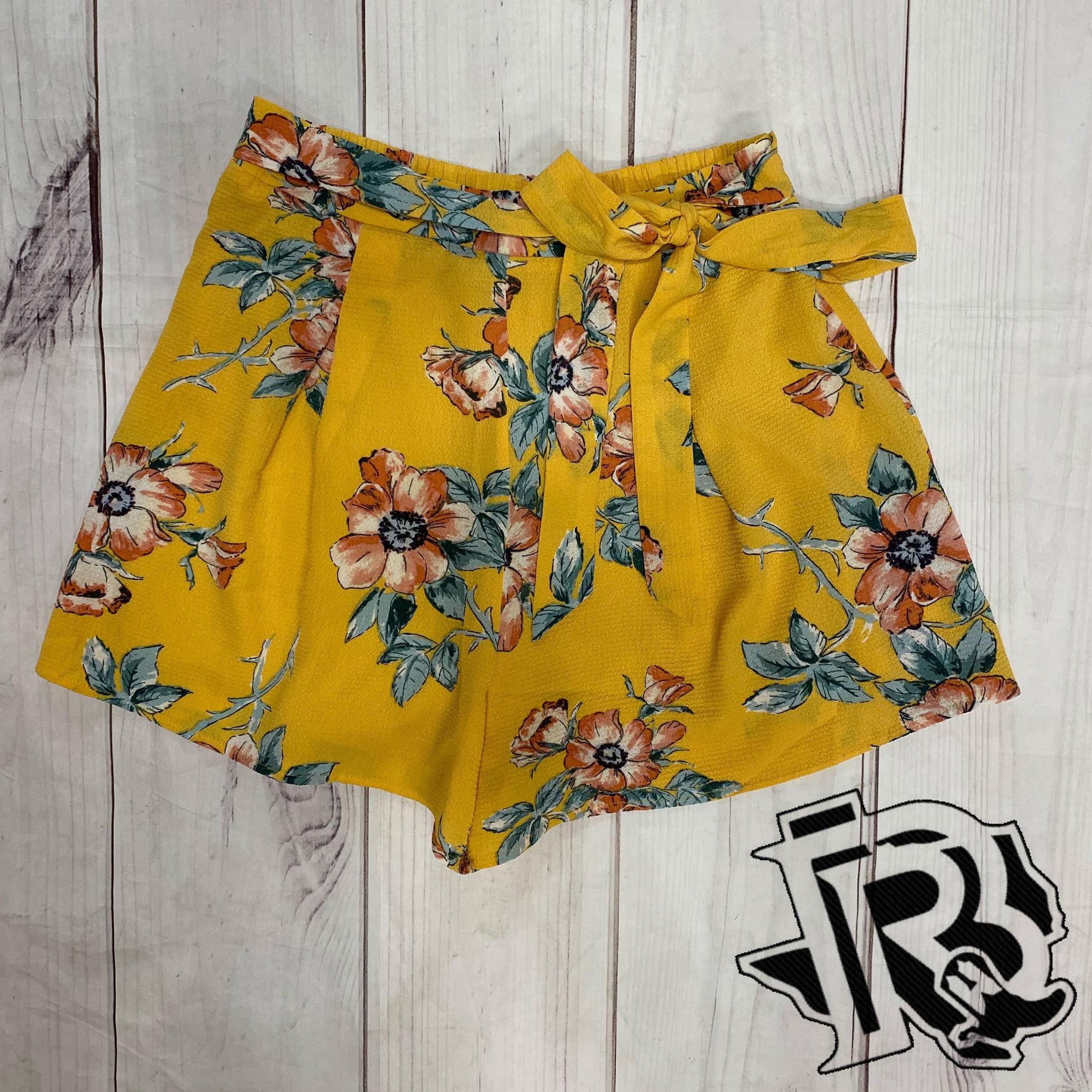 TAYLOR YELLOW SHORTS