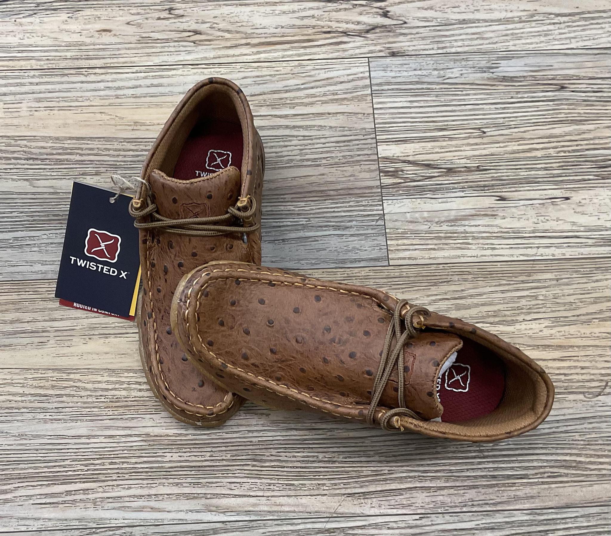Twisted X Kid's Chukka Driving Moc cogñac |YDM0052