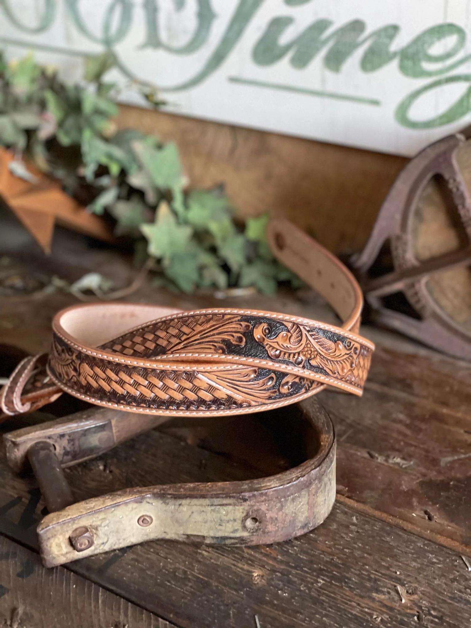 MENS RANGER TOOLED BELT (IFB-100PA)