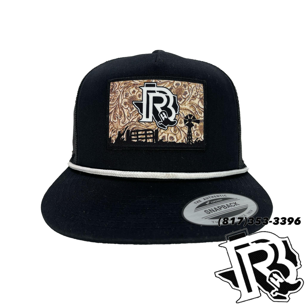 BR CAP | TOOLED LEATHER EDITION BLACK/BLACK