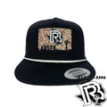 BR CAP | TOOLED LEATHER EDITION BLACK/BLACK
