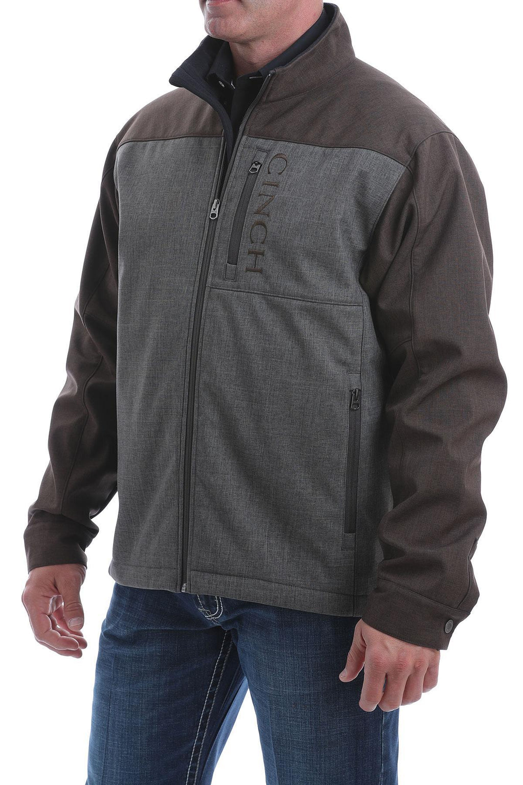 CINCH | MEN JACKET BROWN GREY MWJ1538001