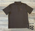 CINCH ARENA FLEX BROWN - MENS POLO - MTK1863028