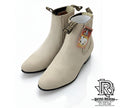 BOTIN CHARRO BESSERRO BEIGE PUNTA NORMAL