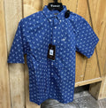 MENS JAI CLASSIC SHORT SLEEVE ARIAT SHIRT ROYAL SAPPHIRE | 10041705