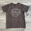 CINCH BOY’S BROWN TEE |MTT7670187
