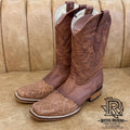 ELEPHANT ORIGNAL | MEN WESTERN SQUARE TOE BOOTS COGNAC