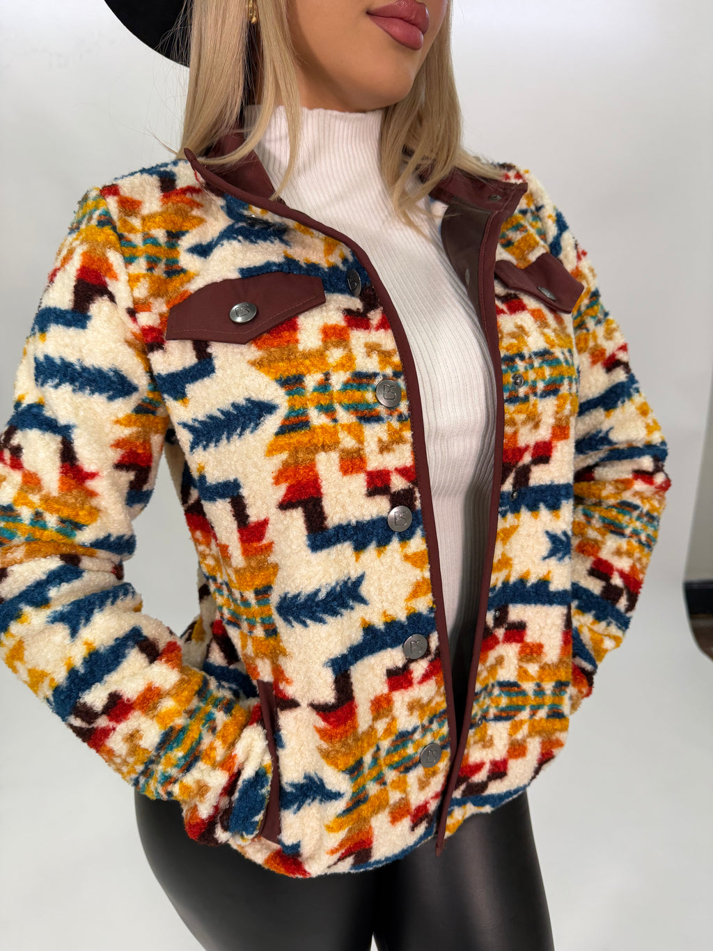 PANHANDLE WOMEN’S NATURAL AZTEC JACKET | DW92C06859