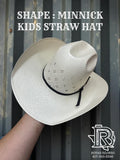 “ JR COLT “ | IRON SPUR ™️ WESTERN KIDS OPEN CROWN STRAW HAT #CH-15