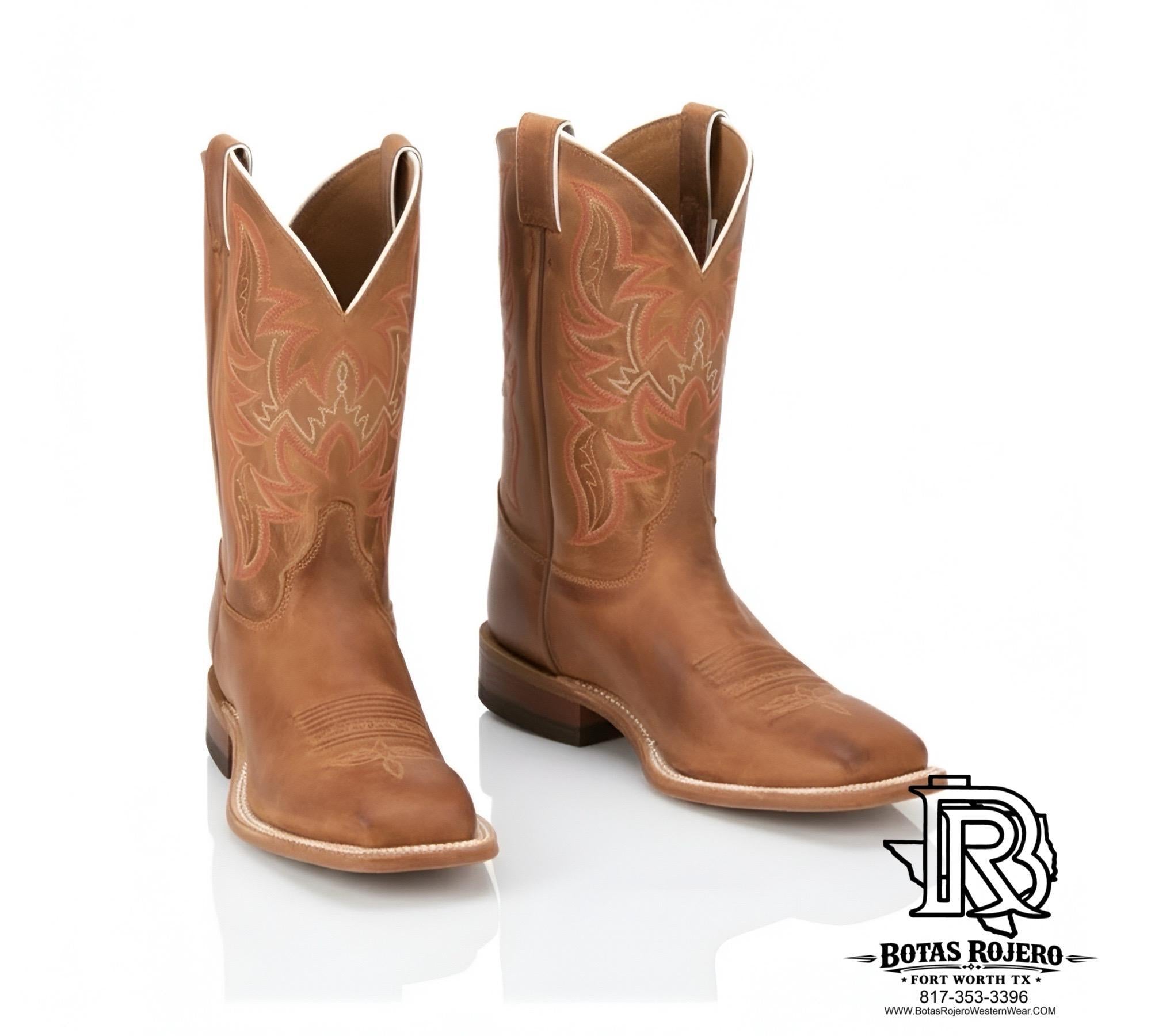 JUSTIN | AUSTIN 11" DISTRESSED COGNAC WESTERN BOOT | BR735