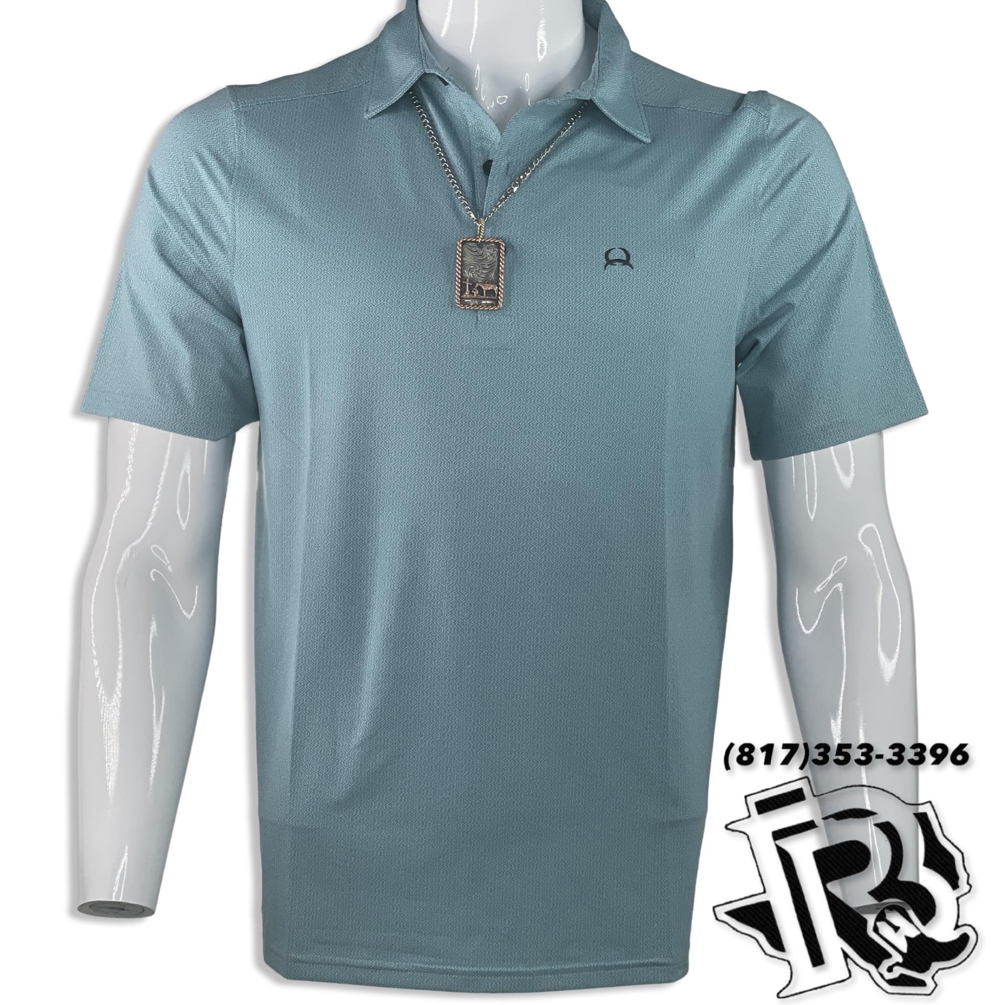 POLO LIGHT BLUE | CINCH MEN WESTERN POLO SHIRT MTK1863012