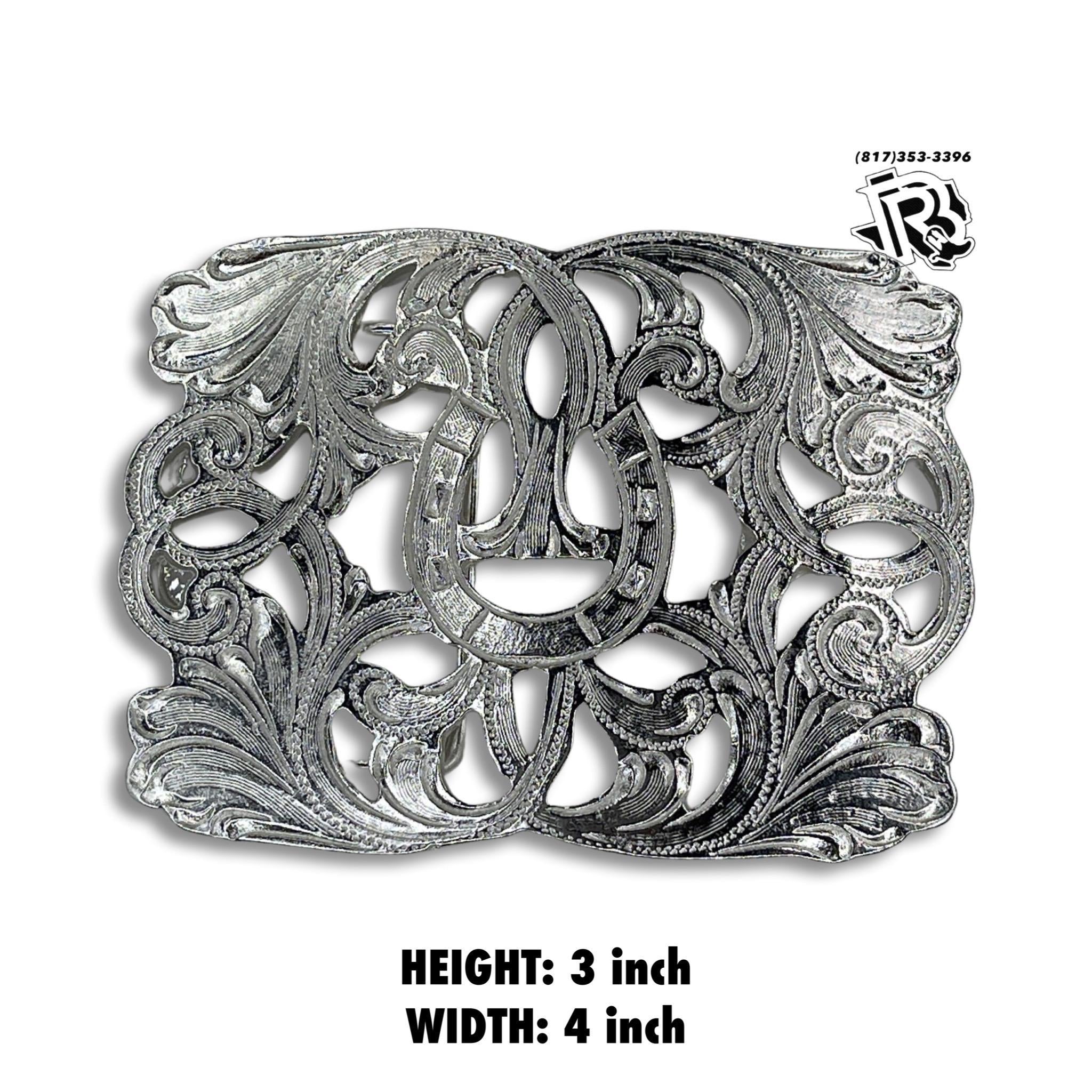 “ One Horse Shoe  “ | MEN WESTERN BELT BUCKLE SQUARE