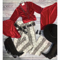 Snake Print Bell Bottoms
