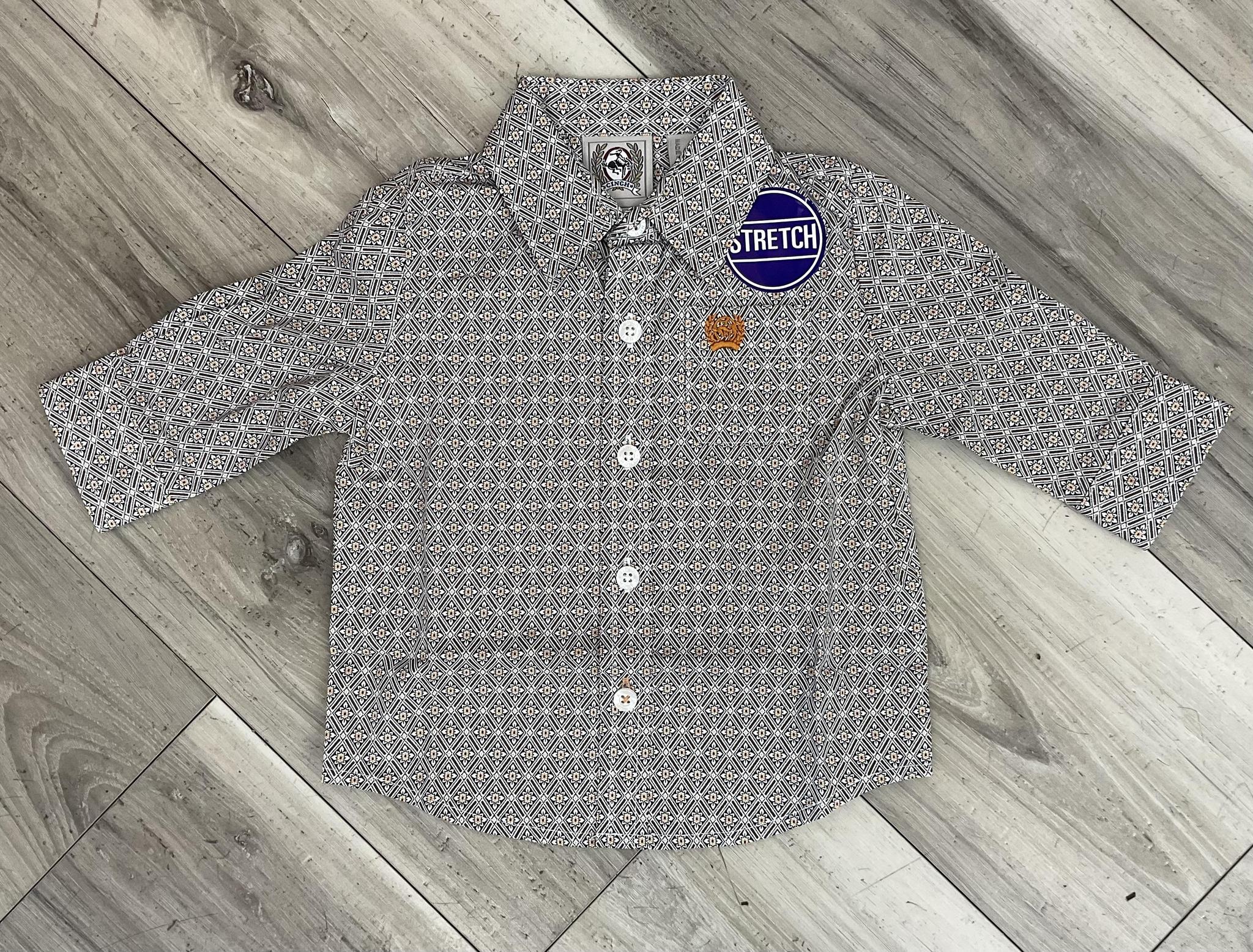 CINCH INFANTS WHITE LONG SLEEVE SHIRT | MTW7062423