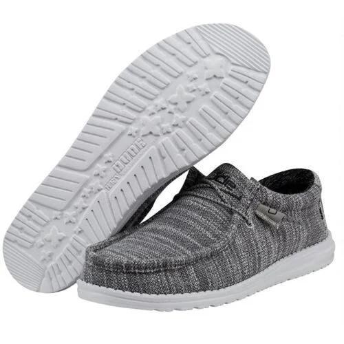 MENS HEY DUDE WALLY STRETCH GRANITE | 110383045