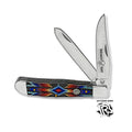 “ Christopher  “ | WHISKEY BENT WESTERN MULTI COLOR  KNIFE (WB11-03)