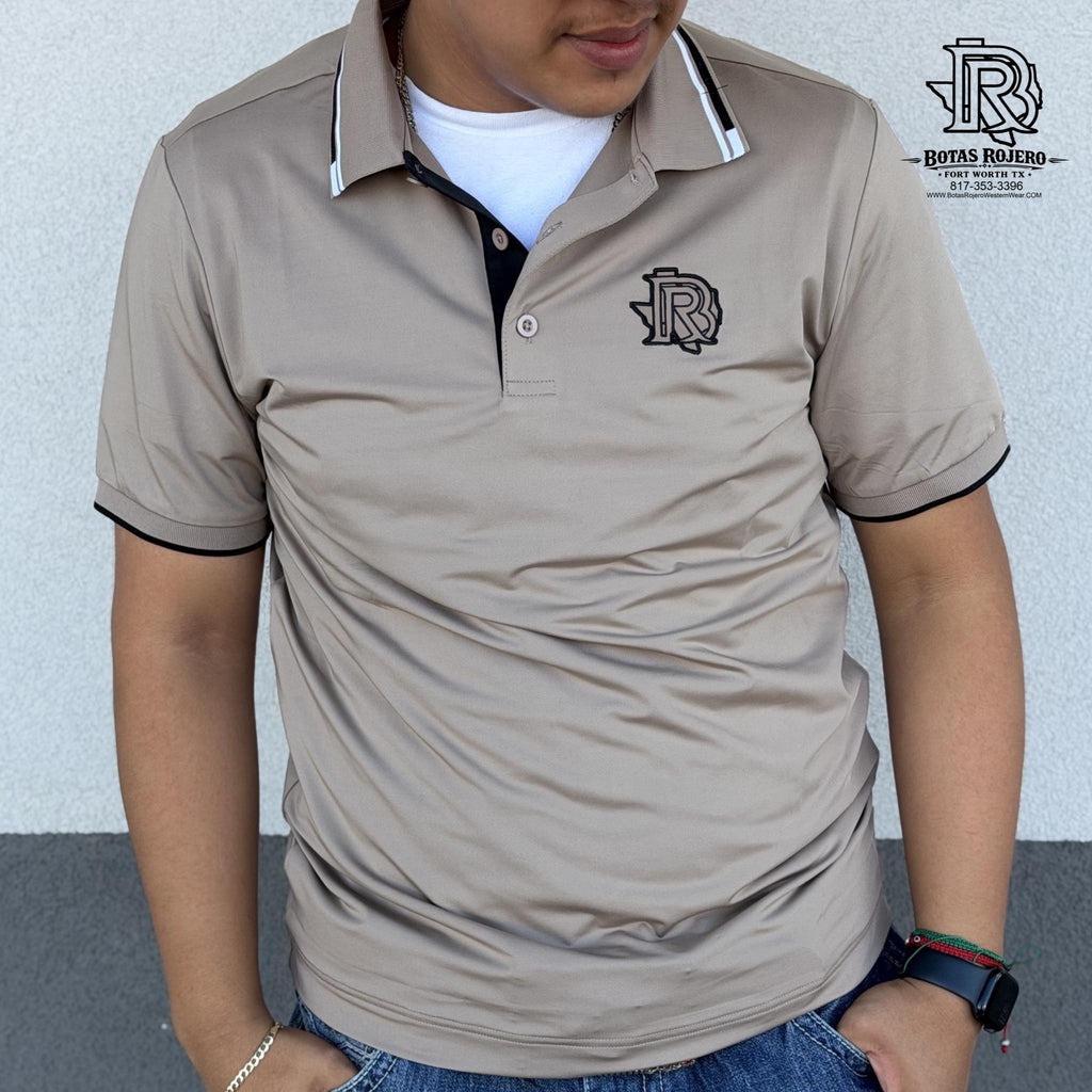 CANNON |MEN’S IRON SPUR KHAKI POLO