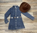 ‘’RAQUEL’’ DENIM DRESS