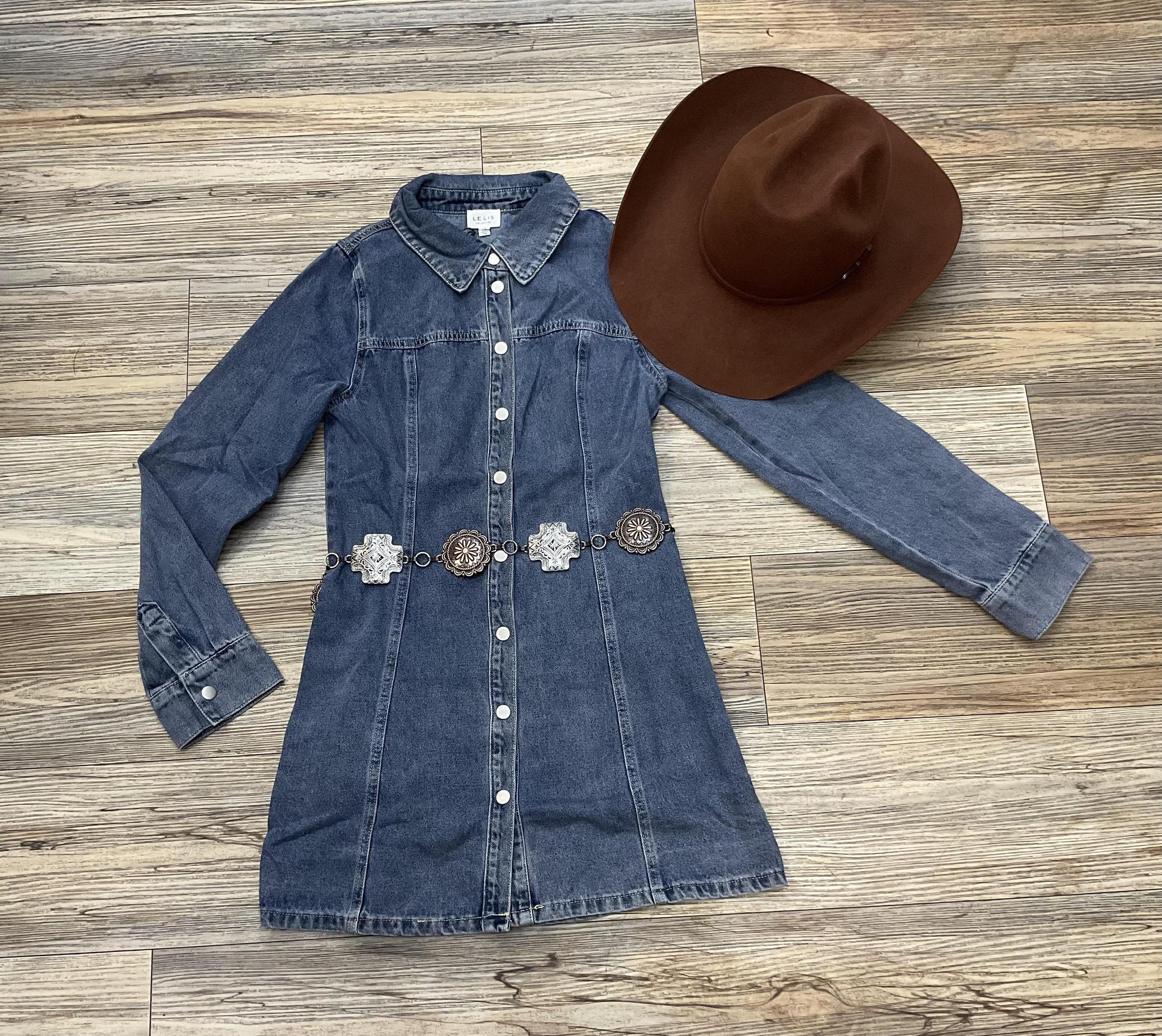 ‘’RAQUEL’’ DENIM DRESS