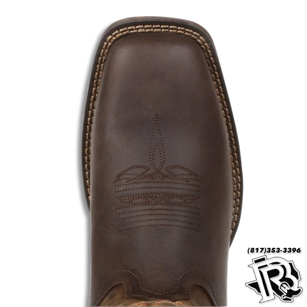 DURANGO NO STEEL TOE | Rebel Dark Chestnut Western Boot DDB0317