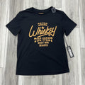 ROCK & ROLL BLACK WHISKEY GRAPHIC T-SHIRT |BU21T09852